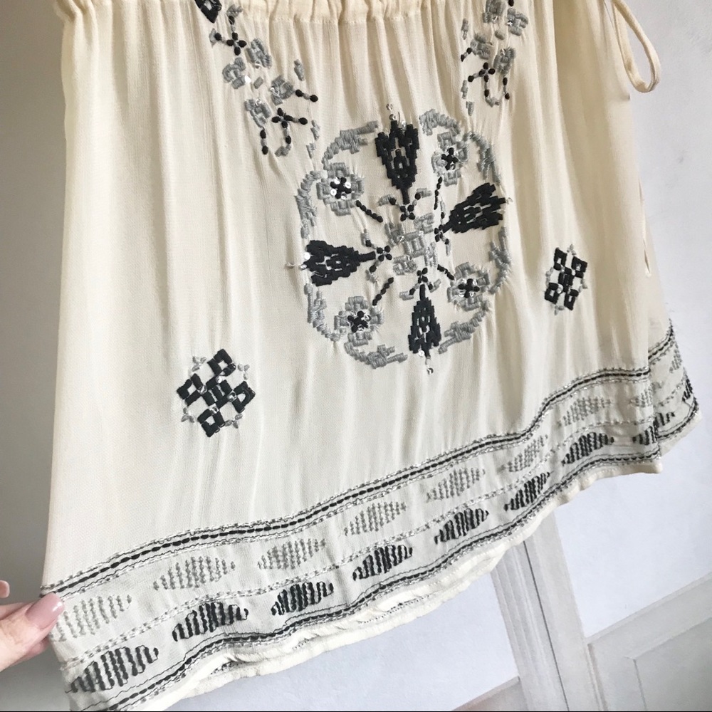UO Kimchi & Blue Embellished Boho Tunic Top - Picture 7 of 8